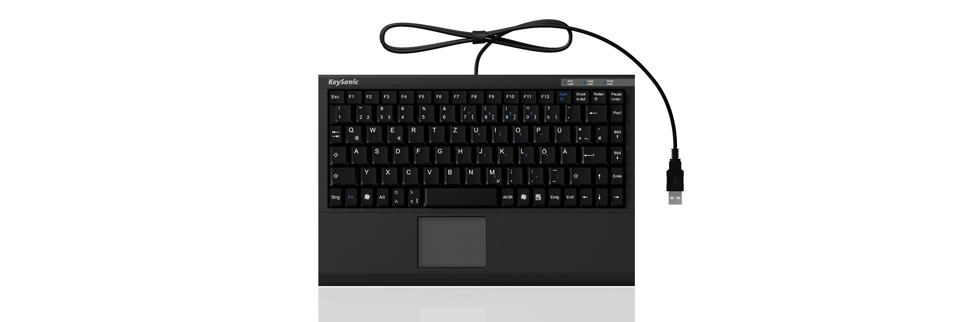 Tastiera Cablata Keysonic ACK-540U+ : Classica E Affidabile, Colore Nero - 2