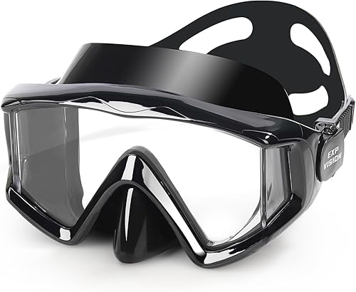 Miniatura 1 de Máscara de buceo de esnórquel, Ultimate Pano 3 HD, máscara de esnórquel antivaho con cubierta para la nariz, adultos y jóvenes para buceo, esnórquel
