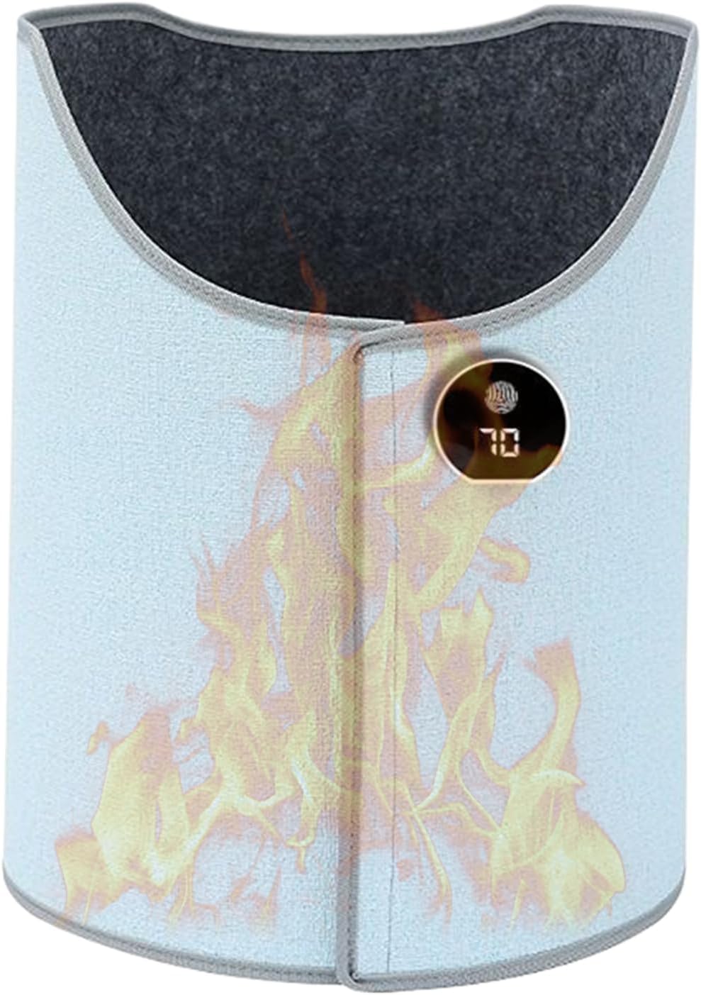 Under Desk Leg Warmer - 5 Levels Adjustable Quiet Comfortable Wrap, Portable Heating for Travel, Indoor Office, Home, Tent, Bedroom Rest Camping, Space Saving Comfort