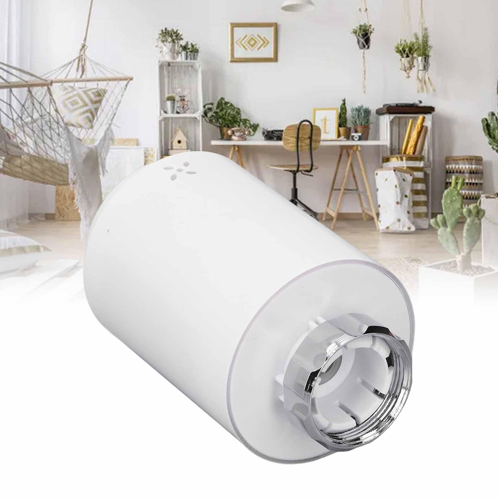 Valvola Termostatica per Radiatore, Valvola TRV Programmabile con App e Controllo Vocale per Smart Life, Temperatura Regolabile per Casa Hotel