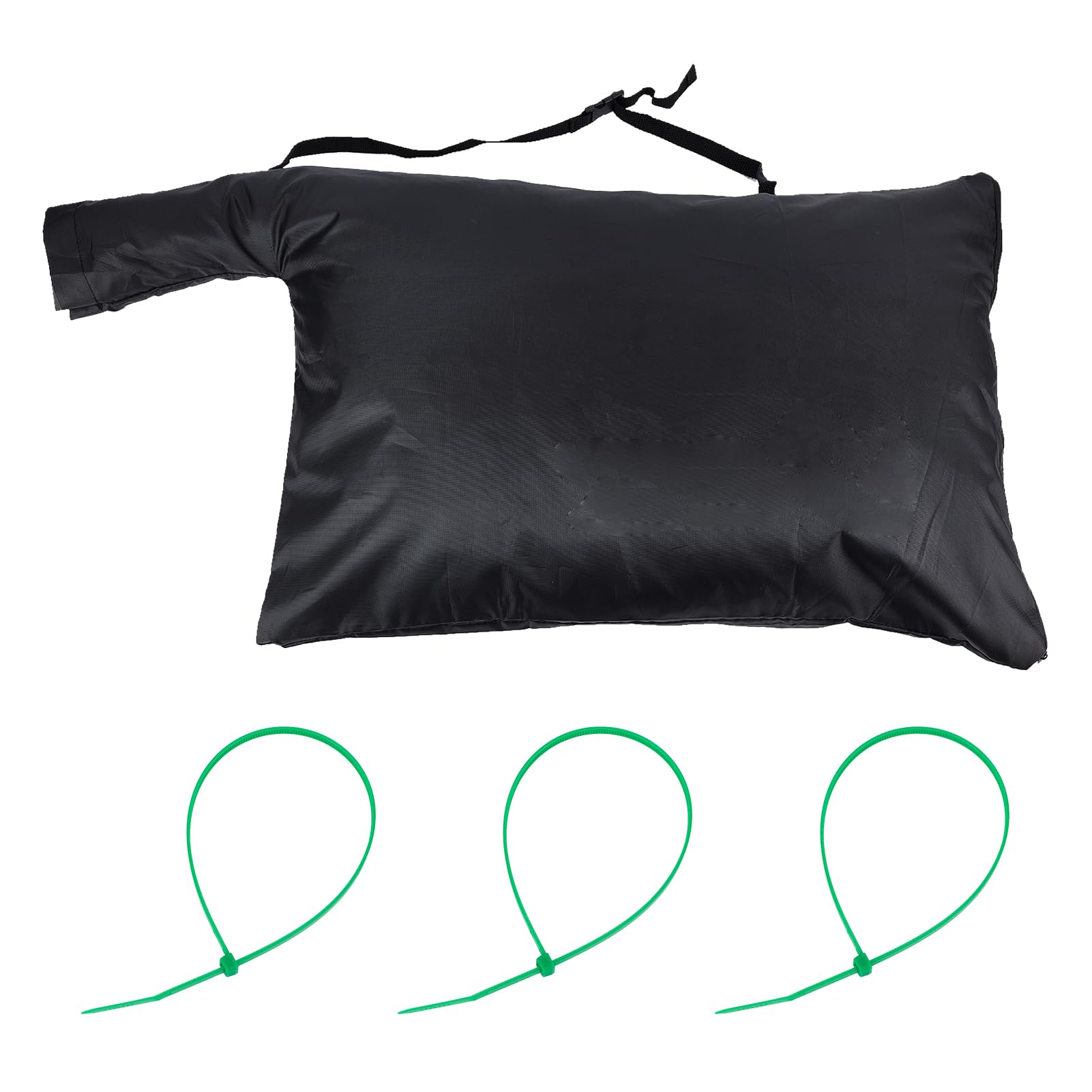 NICENEEDED Bolsa para Aspiradora Sopladora de Hojas, Bolsas de Repuesto Ajustables para Soplador de Hojas Bolsa Recolectora de Hojas para Soplador 3 Sujete los Lazos