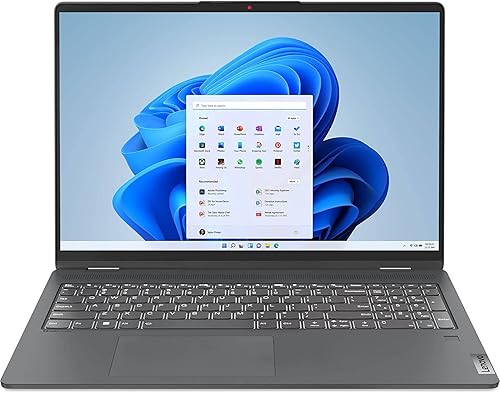 Miniatura 5 de Lenovo Flex 5 - Laptop 2 en 1 de 16 pulgadas, pantalla táctil WUXGA de 2.5K, Intel Core i7-1255U de 12 generación, 16 GB de RAM 512 GB PCIe SSD,