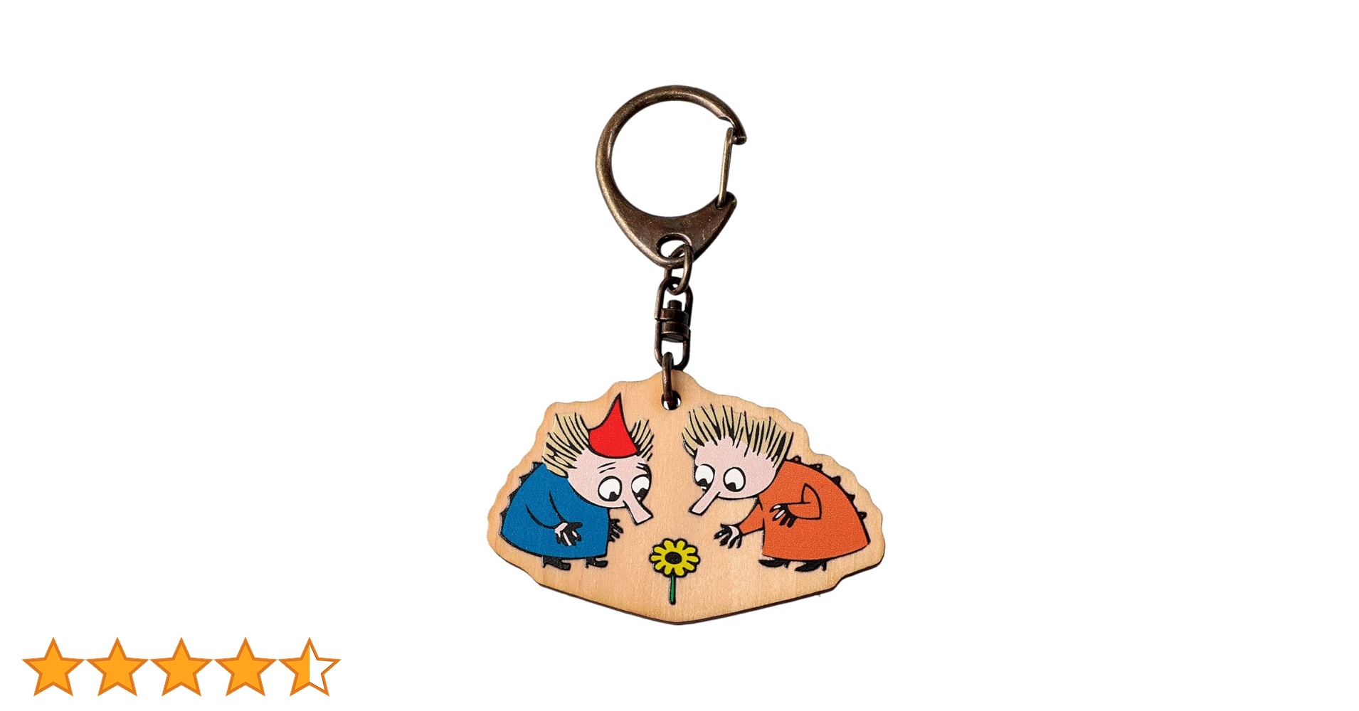 ムーミン カフェ限定 キーホルダー 木製 (トフスランとビフスラン) 613mbGnGgHL.jpg_BO30,255,255,