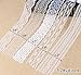 ilauke 46 Yards White Lace Ribbon 14 Rolls Vintage Lace Trims 0.6 to 2.1 inch Ribbon Laces with Assorted Pattern for Sewing, Crafts, Wedding Decor, Flower Ribbons, 3.28 Yards Each