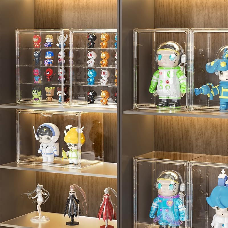 Amazon.co.jp: goteeki フィギュアケース 大サイズ 収納 透明展示 Amazon.co.jp: goteeki フィギュアケース 大サイズ 収納 透明展示
