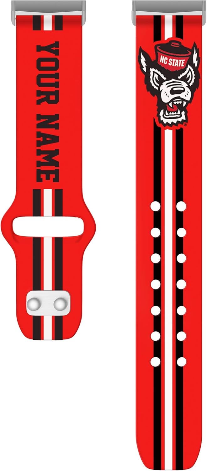 Affinity Bands North Carolina State Wolfpack HD Watch Band Compatible with Fitbit Versa 3 & Sense 1