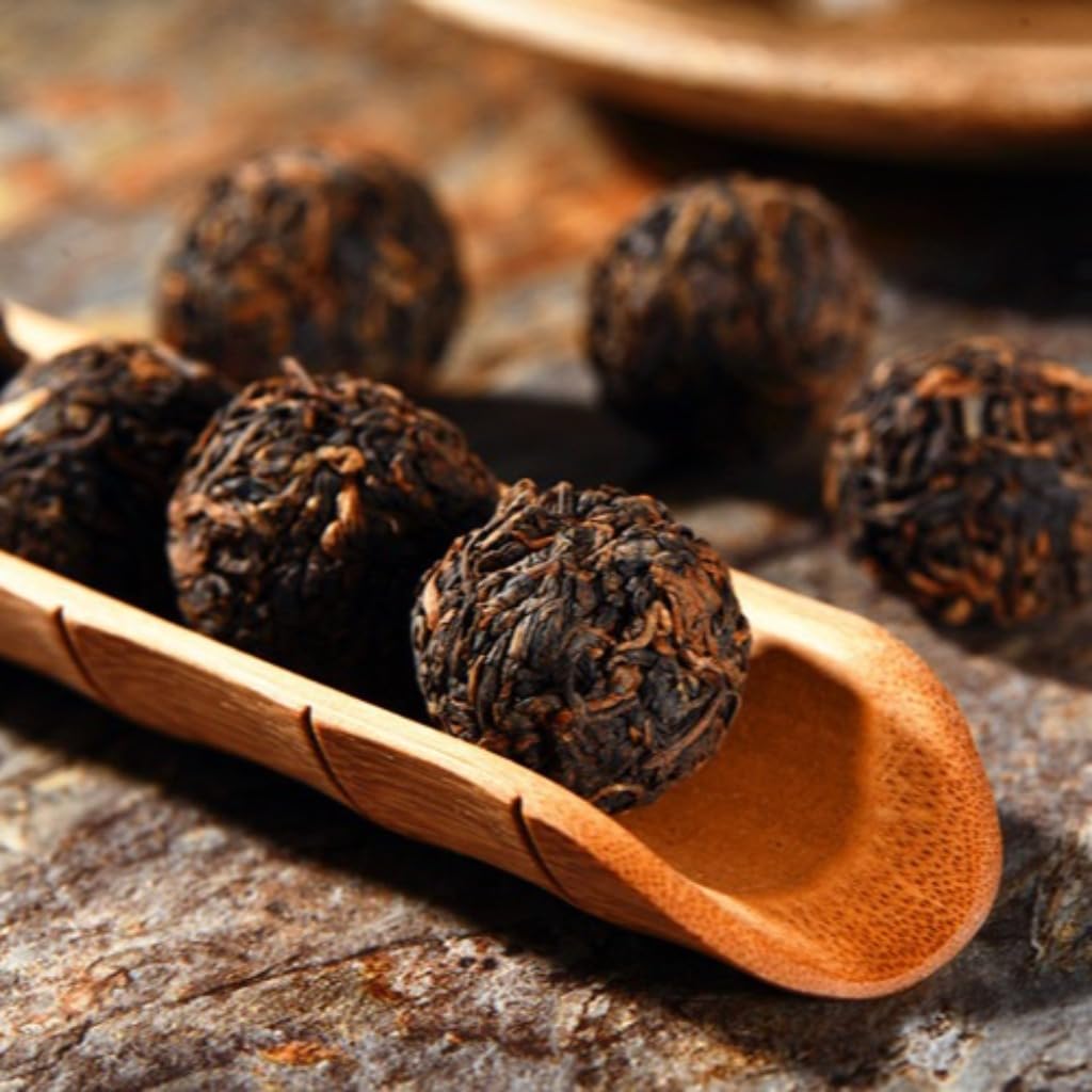 Thé Pu-erh Mûr De Grade Impérial, Thé Mini Pu-erh Emballé Individuellement (500g/17.64oz)