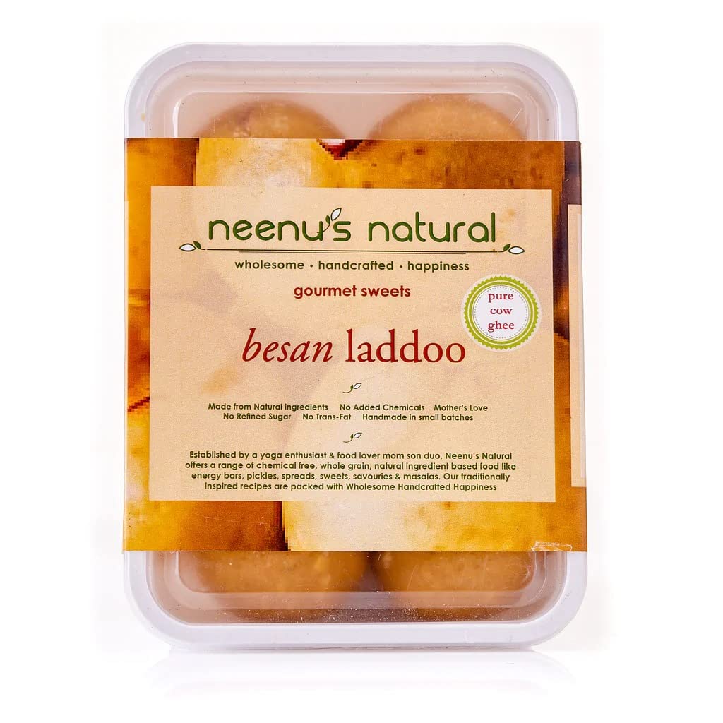 Neenus Natural Besan Ladoo with Cashews & Almonds (250g) | Freshly Crafted Besan Laddus with Pure Cow Ghee | Authentic Indian Sweets/Mithai Taste | Besan Laddoos Made in Small Batches | (B0BD87Q6TV) Amazon Price History, Amazon Price Tracker