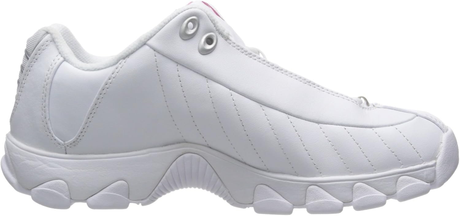 K-Swiss Women's ST329 CMF Sneaker 5 White/Shocking Pink