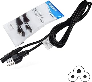 HQRP AC Power Cord Compatible with LG 32LB5600 55LB5550 447LN540 42LN5400 42LN5300 42LA6205 42GA6400 32LN530B HDTV TV LCD LED Plasma DLP Mains Cable