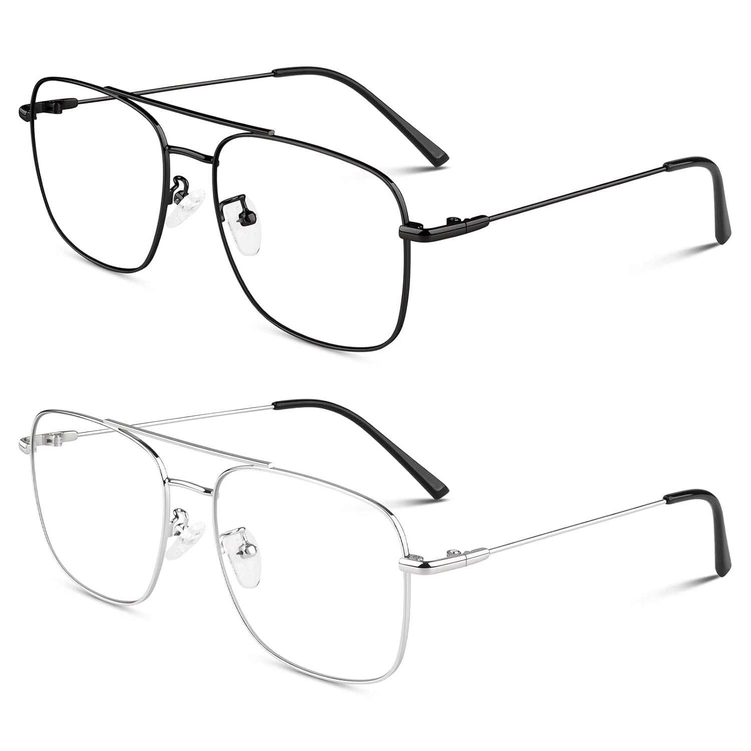 LINVO Fake Glasses Non-Prescription Clear Lens Metal Frame Fashion Eyewear for Women Men - Review, Price and Buying Guide