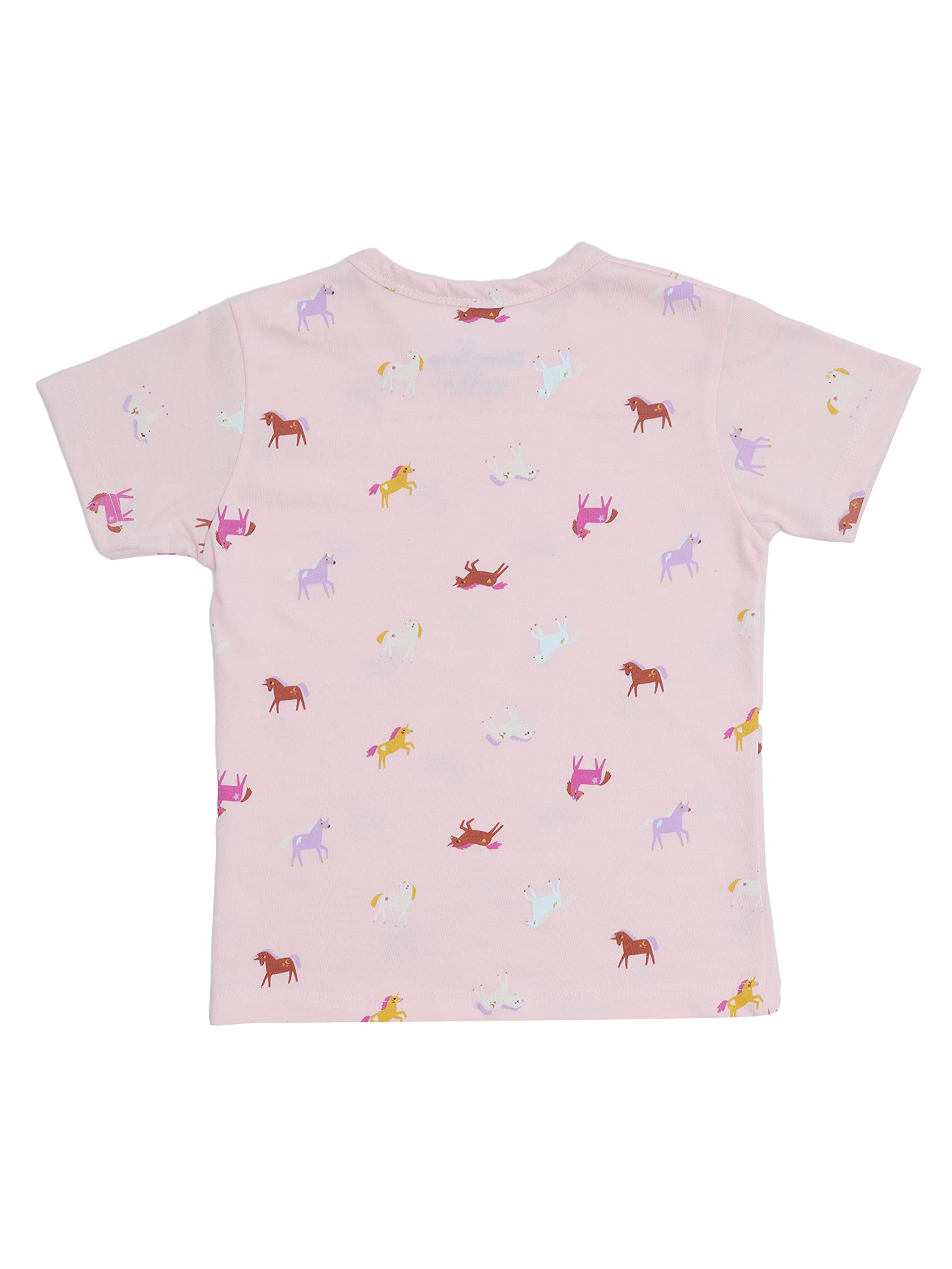 NammaBaby Camiseta de algodón puro para bebé niña, ajuste regular, paquete de 3