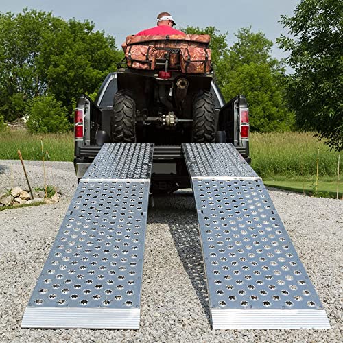 Big Boy Ez Rizer Mf2-9619-Ez-Utv Aluminum 8' Arched Folding Dual Runner Atv Ramps By Black Widow #TOP1