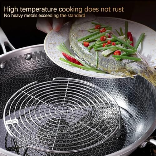 Paniers cuit-vapeur et support de cuisson vapeur en acier inoxydable 18cm pour œuf - 5
