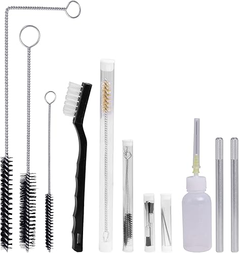Miniatura 2 de 17pcs Spray Gun Cleaning Kit,Paint Gun Cleaning Kit Airbrush Spray Gun Nozzle Cleaning Repair Tool for HVLP Gravity Detail Paint Guns, Airbrush, Air