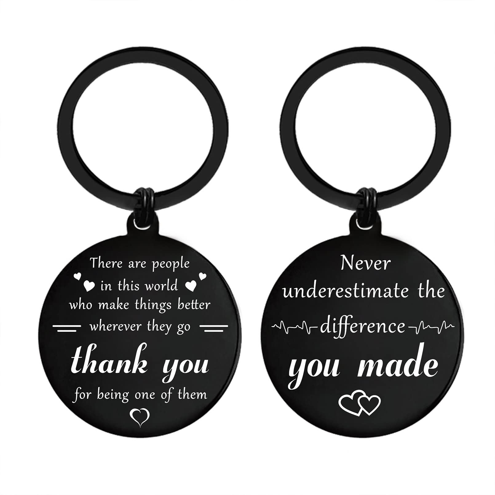 ENGZHIColleague Leaving Gifts Thank You Keyring, Farewell Gifts for Coworker Going Away, Employee Appreciation Gifts