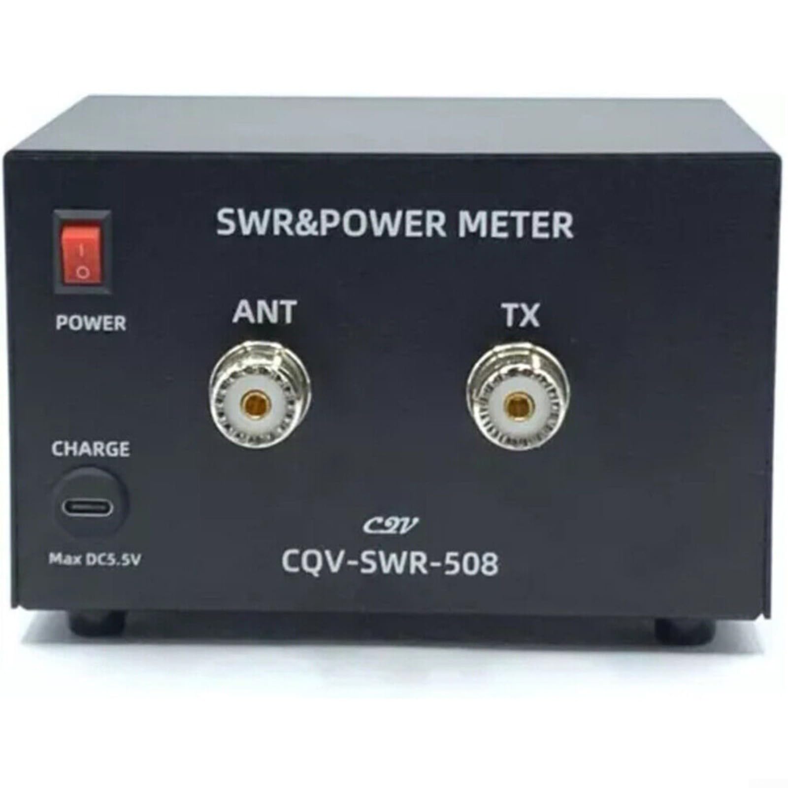 CQV SWR 508 1.8-54Mhz SWR Medidor de potencia 200W Medidor digital de onda estacionaria Medidor de onda estacionaria de onda corta con pantalla LCD