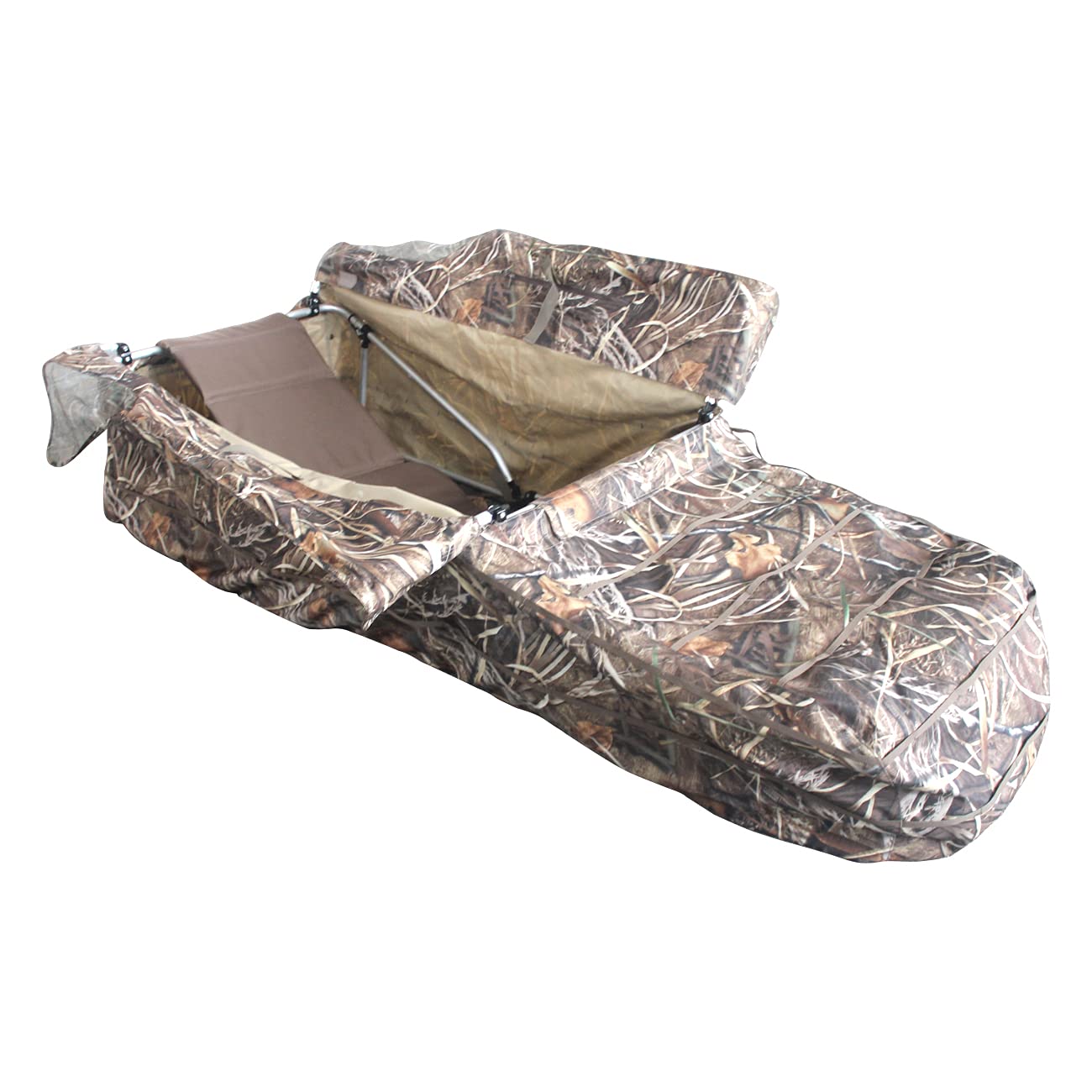 THUNDERBAY Waterfowl Layout Hunting Blind, Waterfowl Field Hunting Blind for Duck Hunting, Aluminum Frame Duck Blind