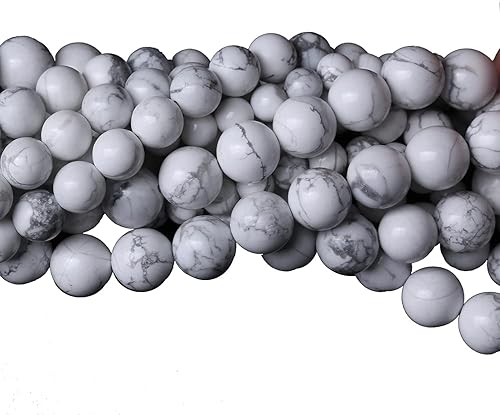 Miniatura 75 de Cuentas redondas naturales semipreciosas de piedra suelta para hacer joyas, brazaletes, collares Ojo de tigre rojo,Piedra de Yaxaita,Azul