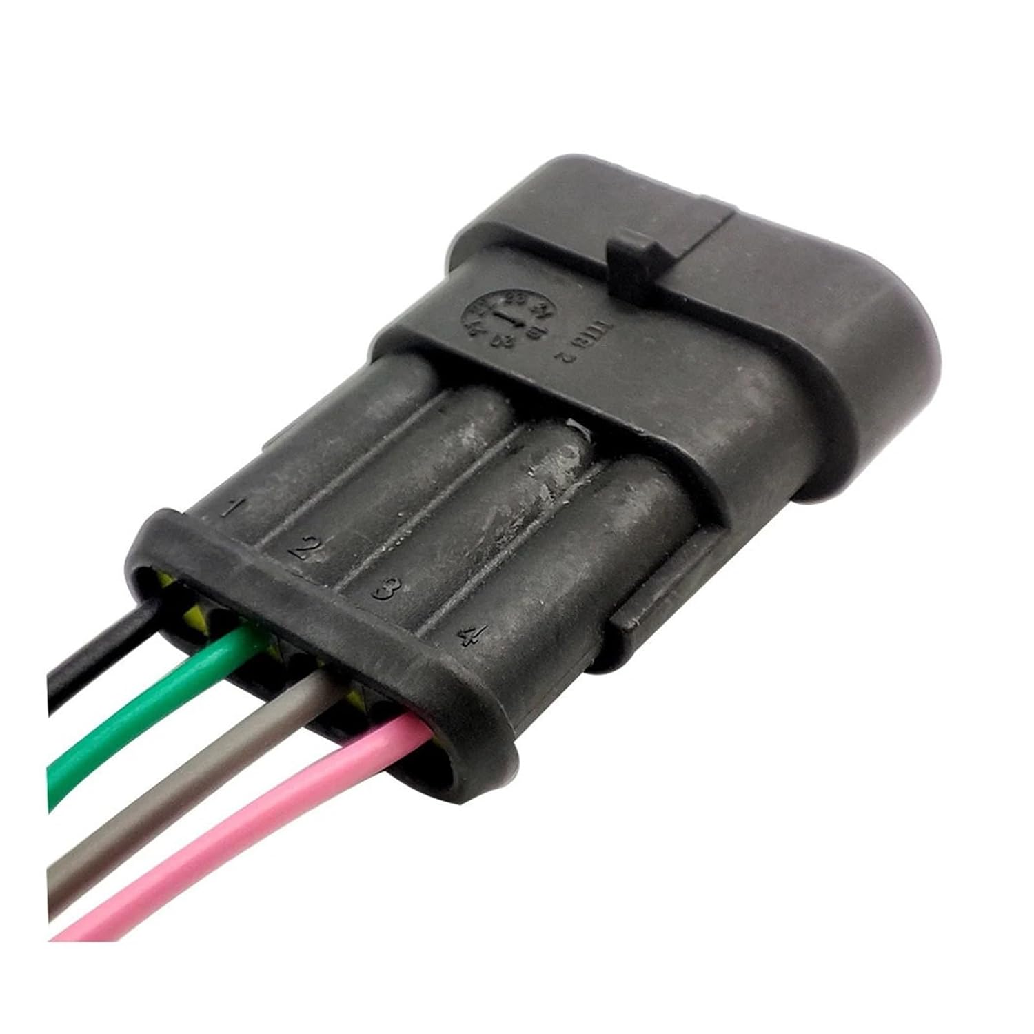 1/5/10/4 Pin Way Sealed Waterproof Electrical Wire Connector Plug KLOOKY(5pcs)