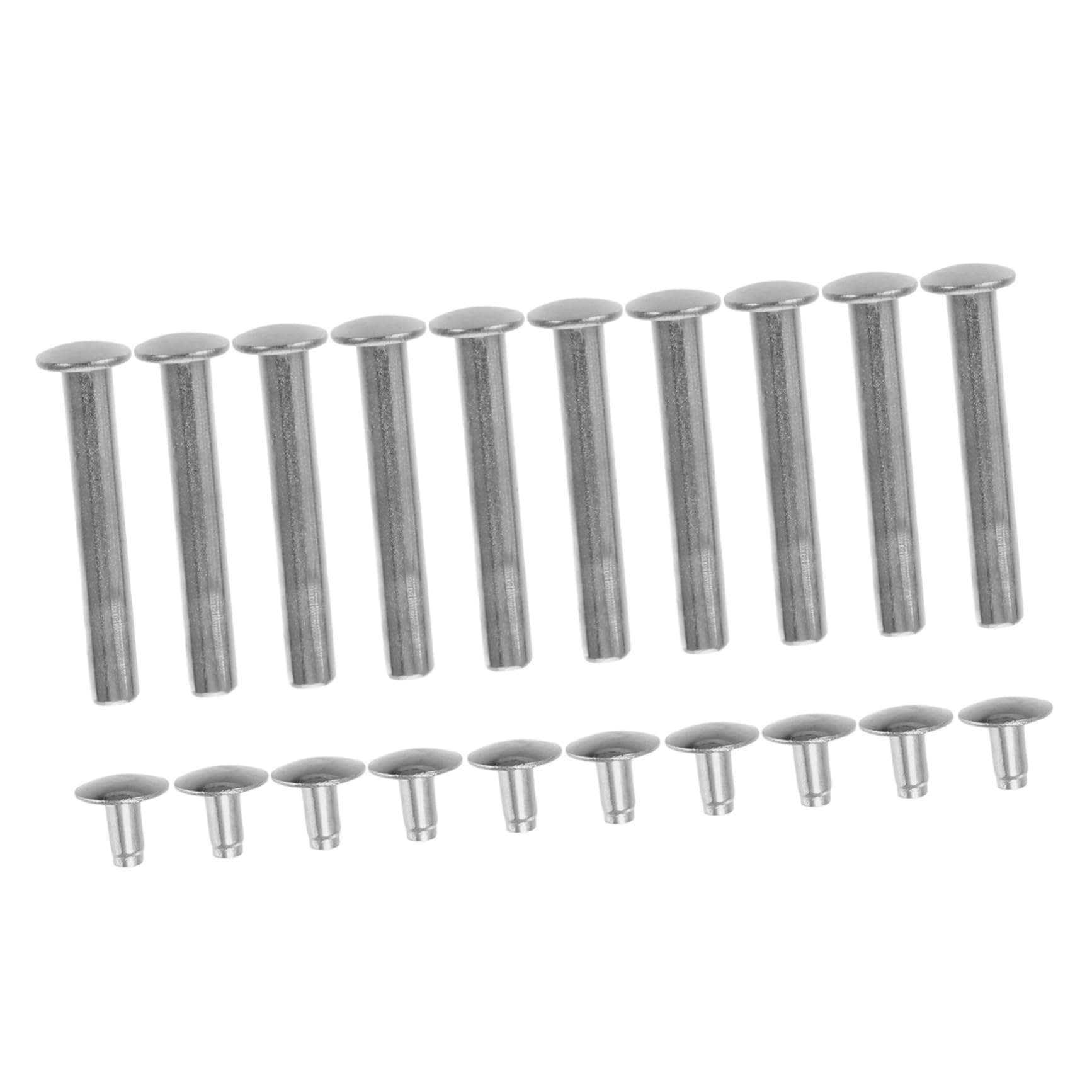 HEALLILY 10Sets Rivet Fasteners for DIY Folding Fan Repair Kit Reliable Replacement Components for Handmade Paper and Fans for Craft Projects