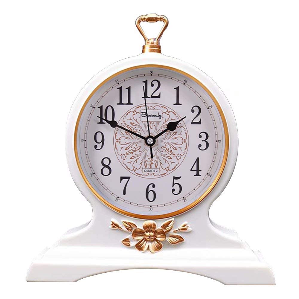 Buy Beesealy Mantel Clock12 Inch Mantel Clock,Modern Quartz Movement