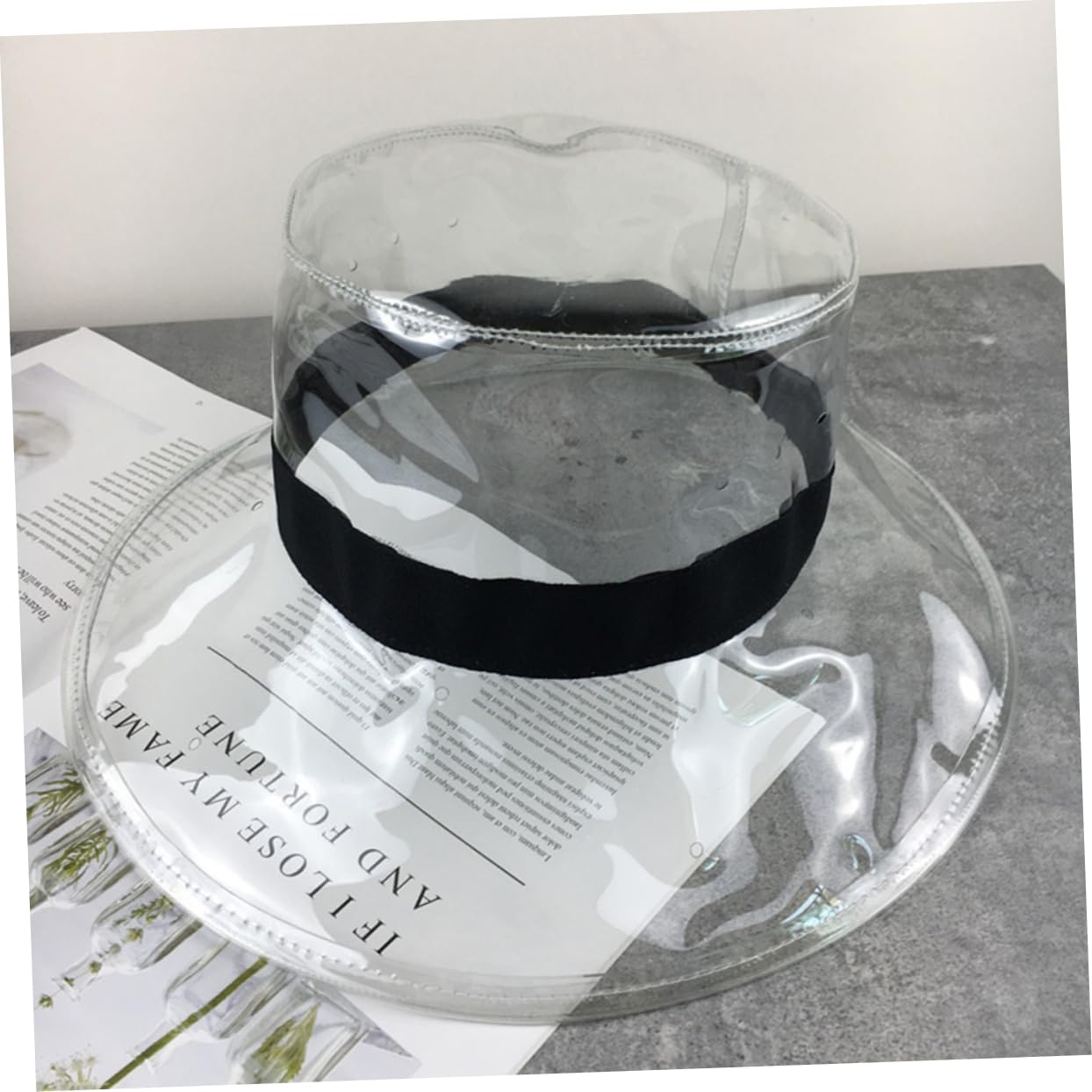 PRETYZOOM 2 Stk Fischerhut Angelhut Im Freien Fischermütze Eimerhut Sommer Bucket Cap Sommerhut Kopfbedeckung Outdoorbekleidung Kostüm Anti-spuck-hut Anti-tröpfchen-hut Kappe Augenhut Black