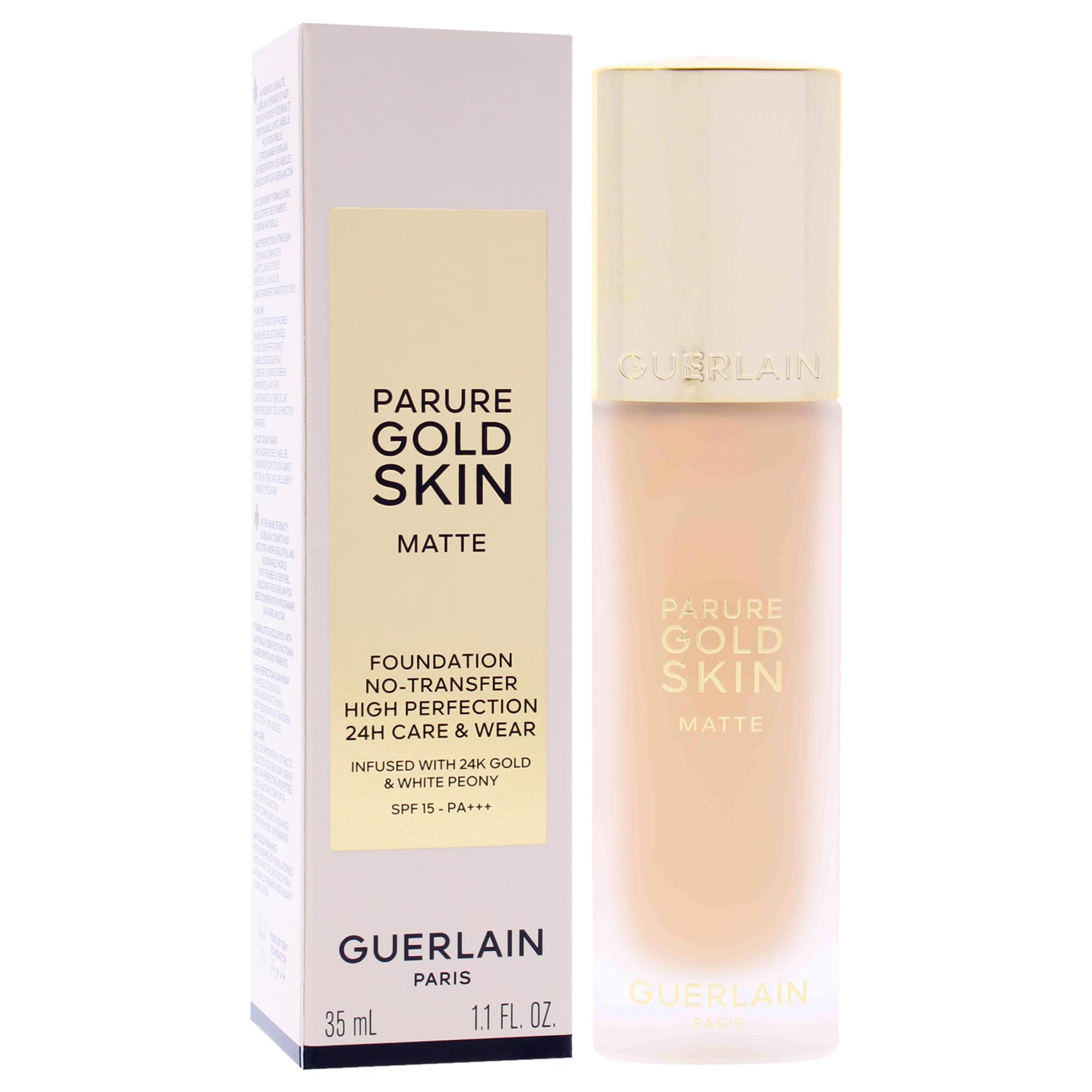 GUERLAIN Parure Gold Skin Matte Foundation SPF15 nr 0N neutralny, 35 ml