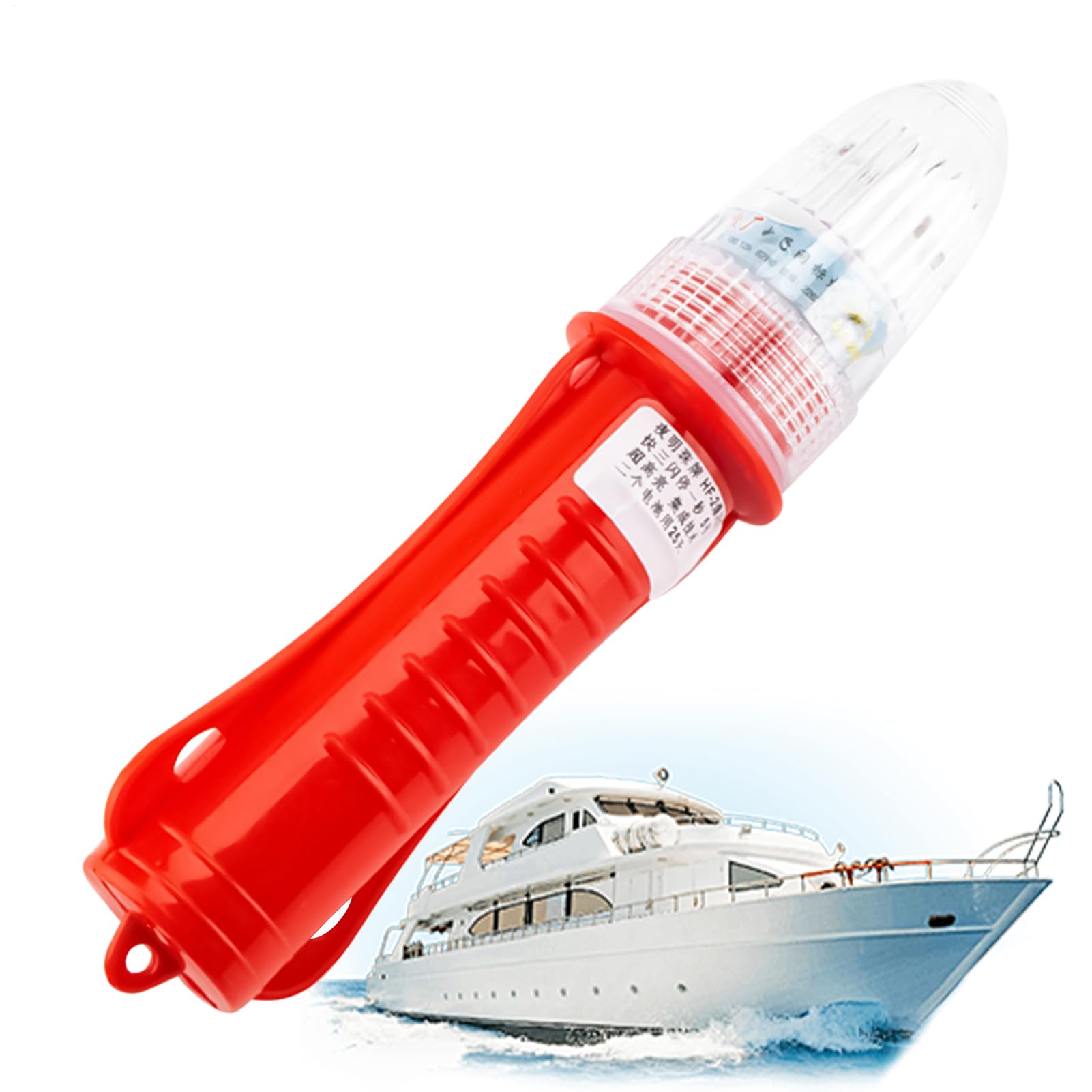 Razzi Marini, Luci Nautico per Barca, Razzi Segnalazione Barca, Tabella Segnali Diurni Notturni Nauticos, Strumento Segnale Luminoso Galleggiante Impermeabile per Sopravvivenza e Salvataggio Nautico