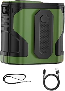 Ventilador de cintura portátil, ventilador debajo de la camisa para uso en exteriores, cinturón portátil, linterna LED portátil, herramienta de refrigeración personal de bajo ruido para sitios de