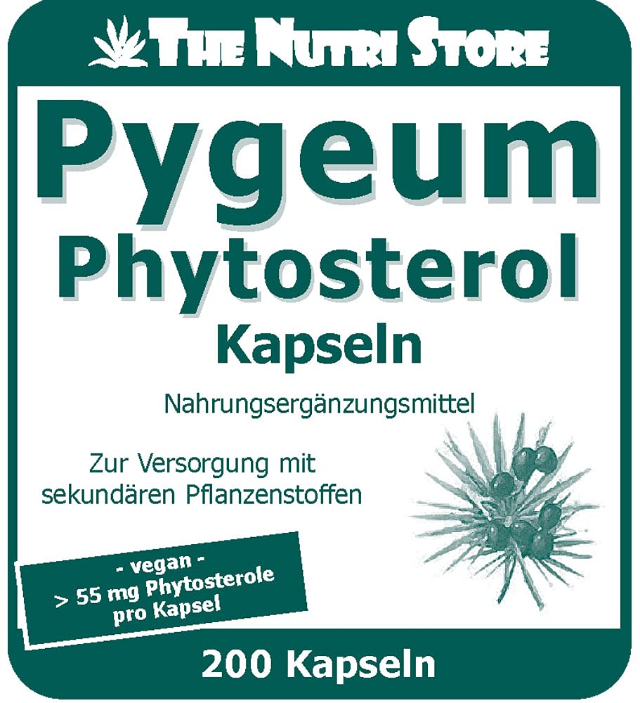 The Nutri Store Pygeum Phytosterol Kapseln, 200 Sztuka Kapsułki