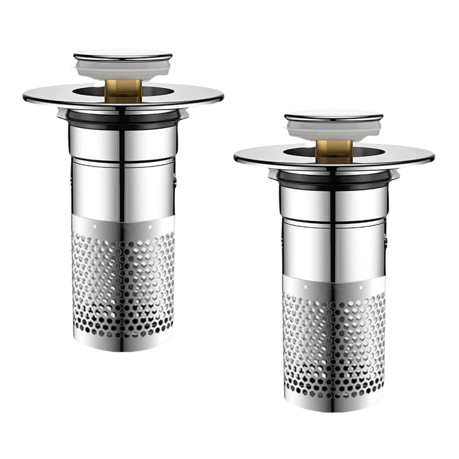 Multipurpose Bathtubs Drain Stoppers Integrated Collector Without Clog Fit 1.3 1.6Inch Daily Use Bathtubs Collector