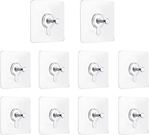 Perchas de fotos sin clavos, ganchos de pared sin clavos, ganchos adhesivos de pared, ganchos de comando para colgar cuadros para colgar cuadros en