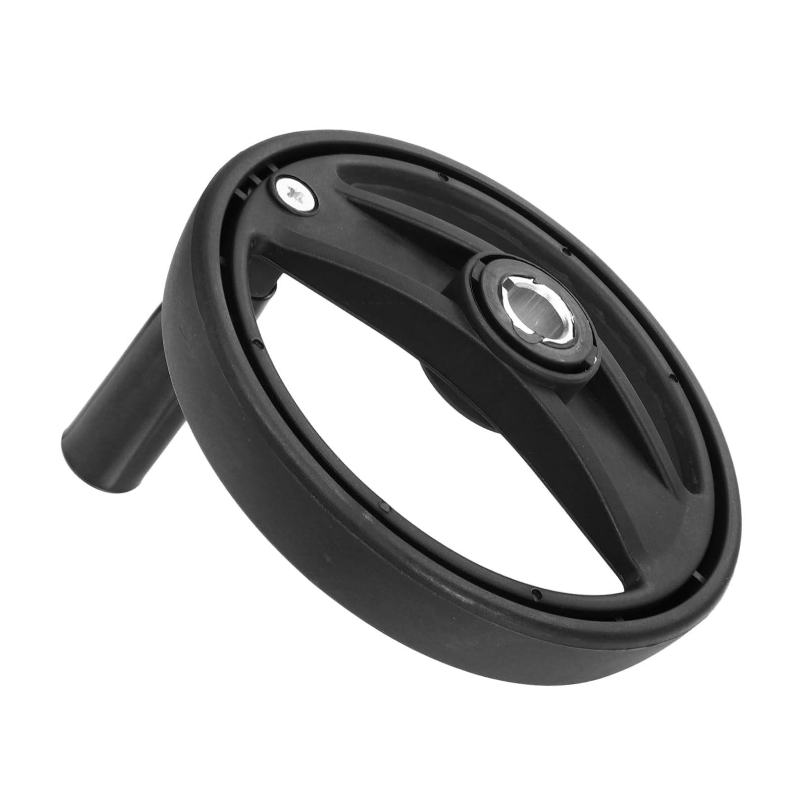 BELLIFFY 2 Hand Wheel Woodworking Hand Crank Hand Crank Revolving Wheel Disassemble Wheel Hand Round Wheel Black Nylon