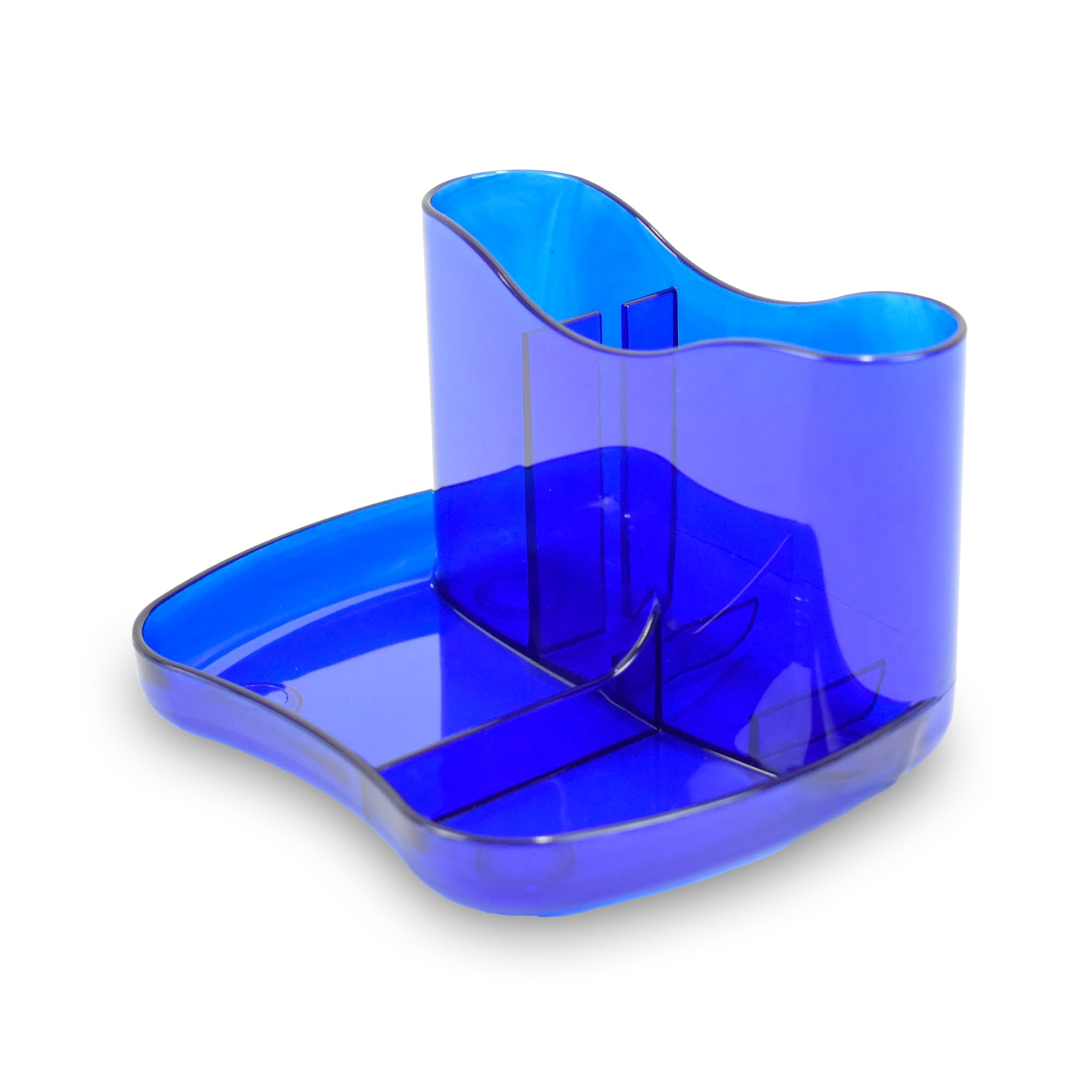 Deflecto Gemstone collection Contemporary Kaddymaster Desk Tidy - Sapphire