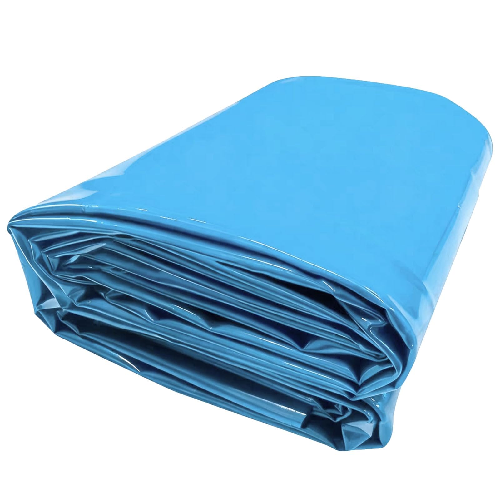 Luyckfrazy Pond Liner，HDPE Polythene Sheeting Foldable Pond Tarpaulin for Koi Ponds Outdoor Ponds Garden Landscape Aquaponics 2×10M、3×7M、4×8M、5×12M(3x8m(9.8x26.2ft))