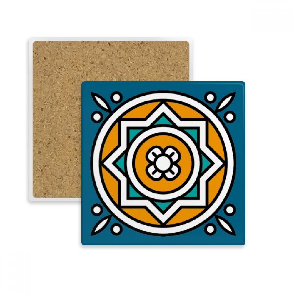 Coaster motif géométrie Maroc cadeau original dessous de verre