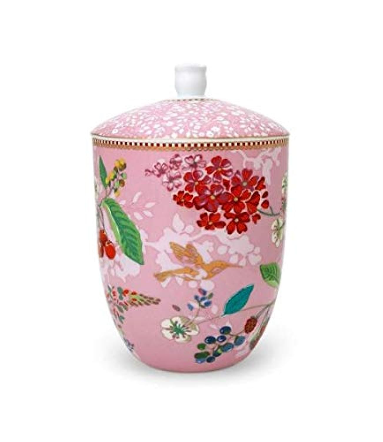 PIP StudioHummingbirds Storage Jar with Lid, 1.5 Litre Capacity, Pink