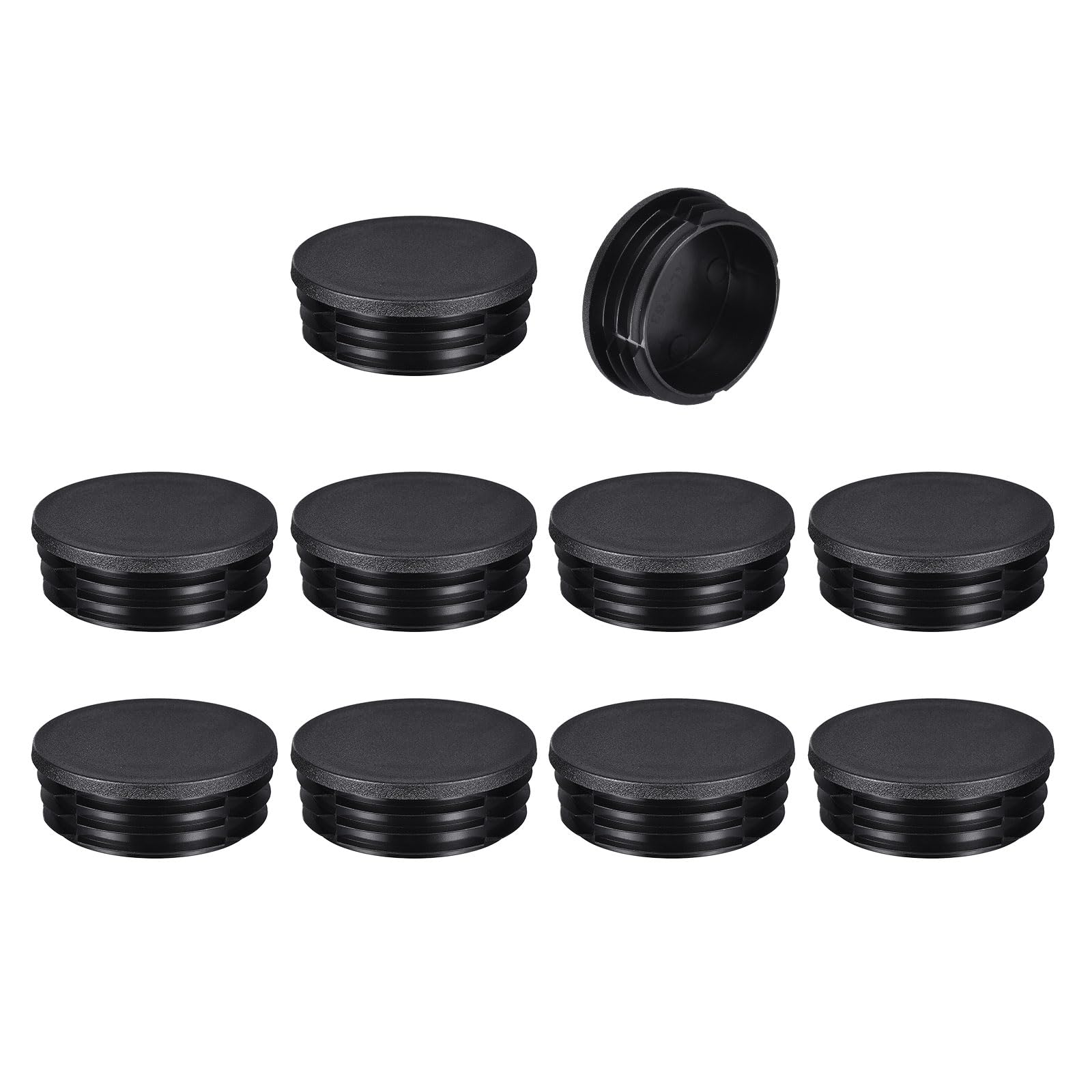 Tapones redondos de plástico para tubos redondos y patas de mesa de 63mm