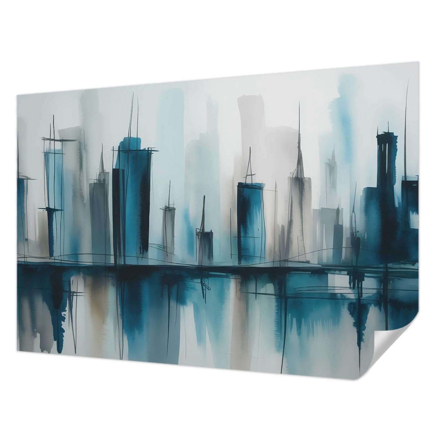 Papel pintado adhesivo fotográfico moderno de 152x104 cm resistente a manchas para pared