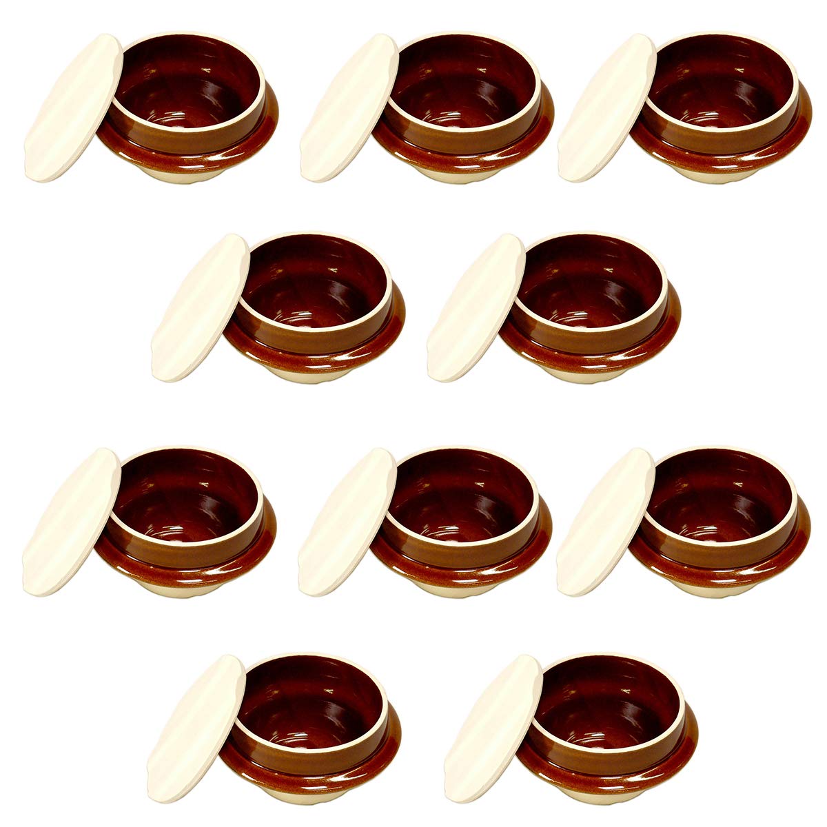mjmjmj 樣專用 香炉 Amazon.com: 一組10 個G 釜飯容器(一人用) [14 x 3.5 英吋(約8.5