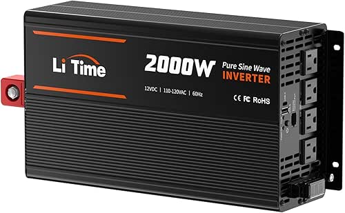 LiTime 2000W Pure Sine Wave Inverter 12V DC to 120V