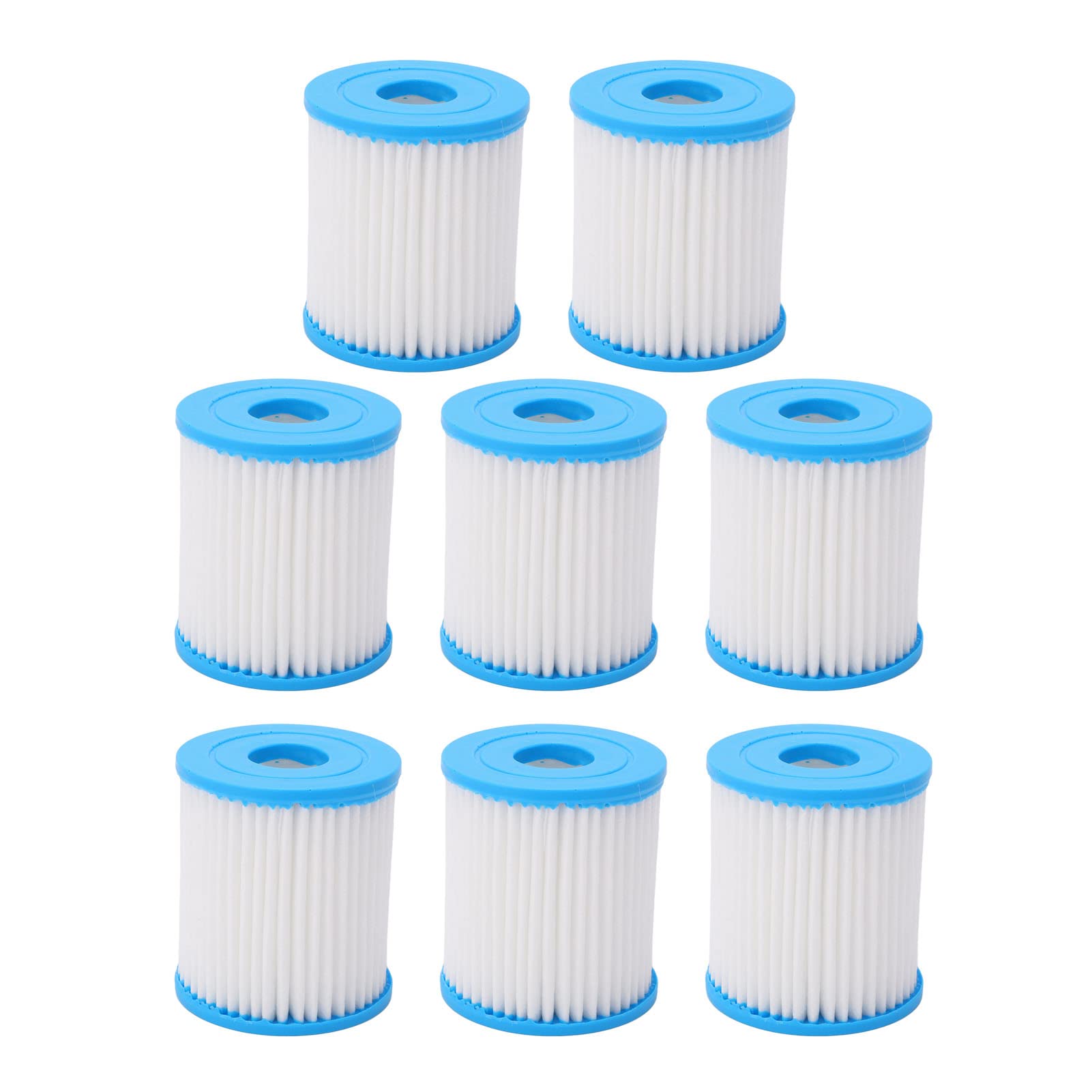ANKROYU 8 PCS Pool Filter Cartridge, Polyurethane Swimming Pool Filter, Pool Filter Replacements, Cartridge Pool Filters for Filter Pump Pool Swimming Pool