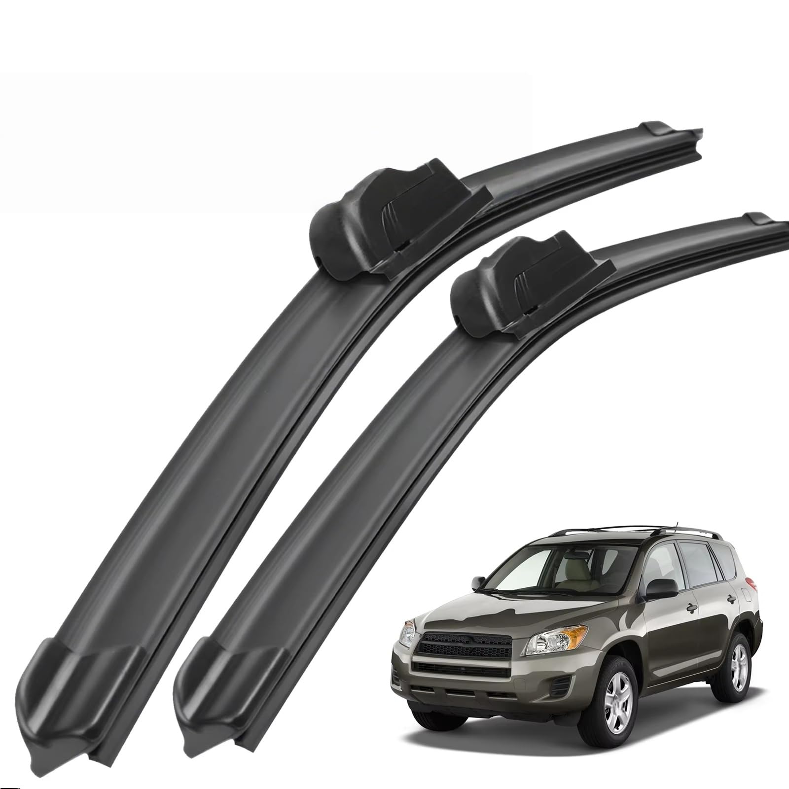 PAPEP Windscreen Wiper Blades for Toyota RAV4 XA30 2005-2012 24"+16", Front Replacement Wipers OEM Quality Water Repellent Rubber Automotive Windshield