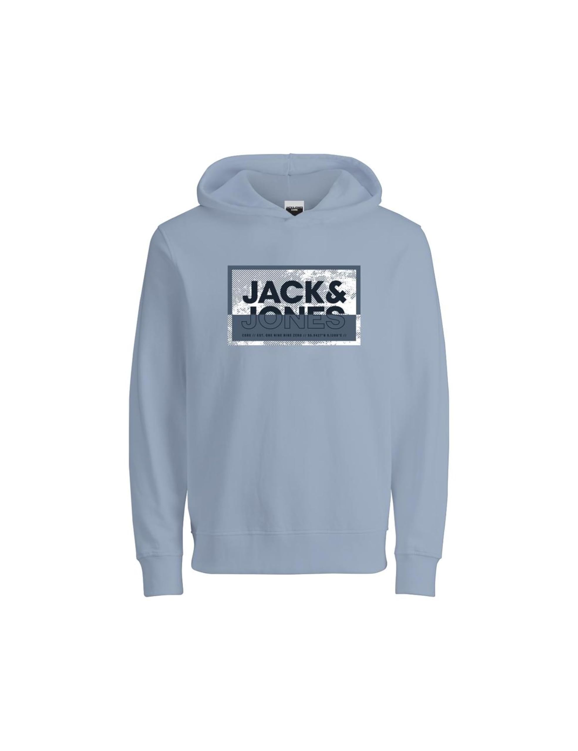 JACK & JONES Jcologan Print Sweat Hood Sn Mni