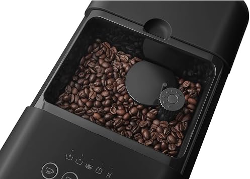 Smeg 50's Style BCC12BLMUK Espresso Coffee Machine - Matt Black