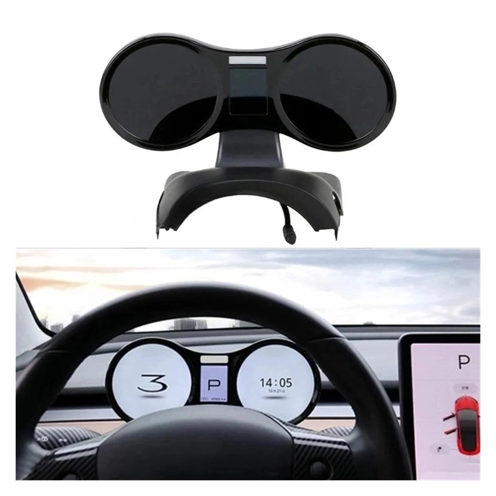 Amazon | デジタルダッシュボード、Tesla Model 3 / Model Yパネル仮想