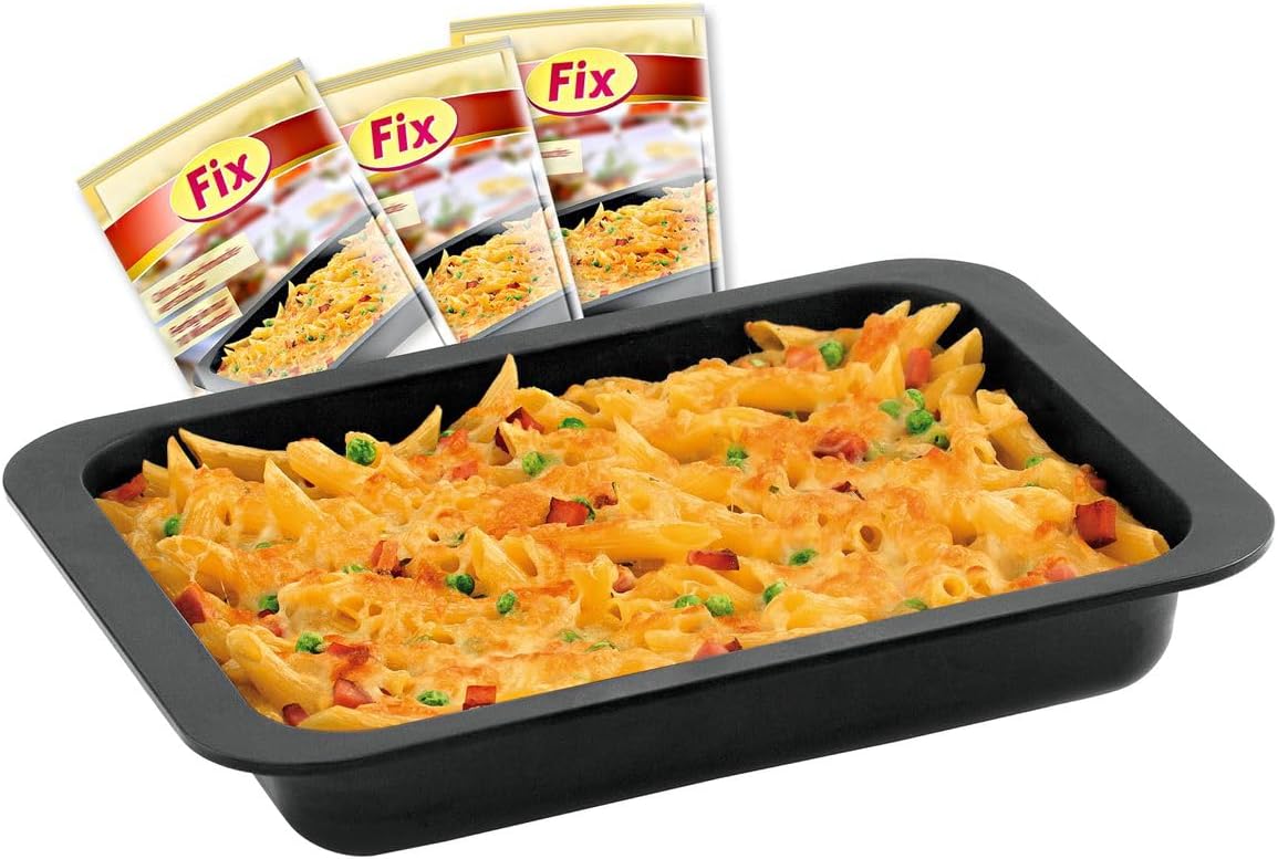 Zenker "Special Cooking" Oven Baking Tin, Black, 14.57 x 10.63 x 1.97"