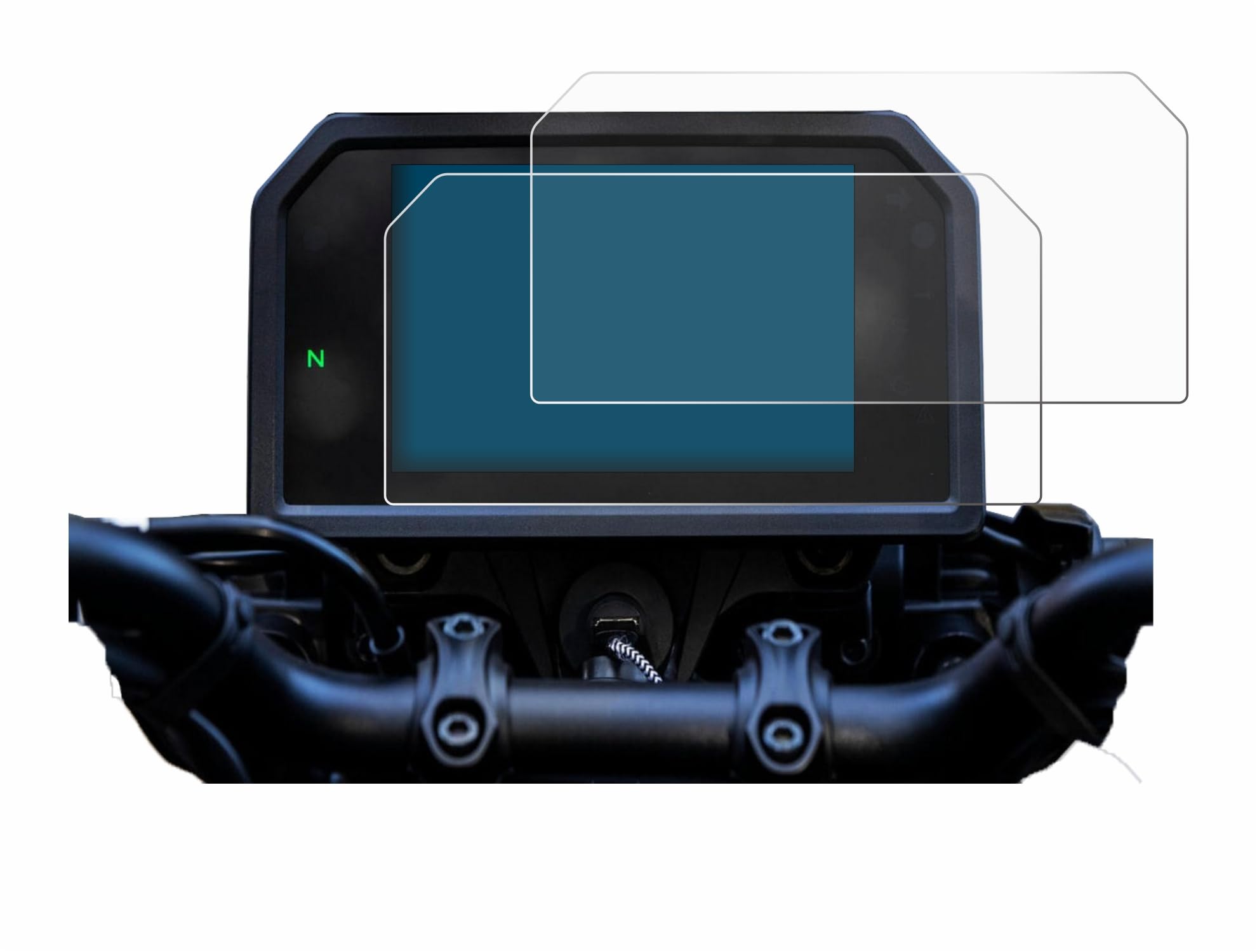Pellicola Protettiva Brotect Per Yamaha Tracer 7 GT 2025 – 2 Pezzi Trasparente, Anti-impronte, Anti-graffio, Made In Germany
