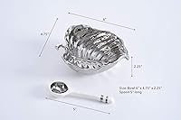 Vista 14 de Pampa Bay Get Gifty Bowl and Spoon Set, Wavy Gold Design